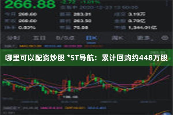 哪里可以配资炒股 *ST导航：累计回购约448万股