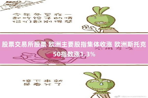 股票交易所股票 欧洲主要股指集体收涨 欧洲斯托克50指数涨1.3%