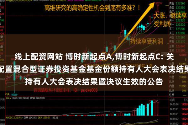 线上配资网站 博时新起点A,博时新起点C: 关于博时新起点灵活配置混合型证券投资基金基金份额持有人大会表决结果暨决议生效的公告