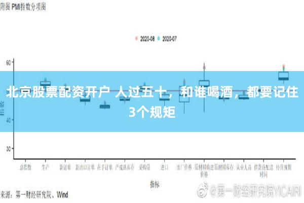 北京股票配资开户 人过五十，和谁喝酒，都要记住3个规矩